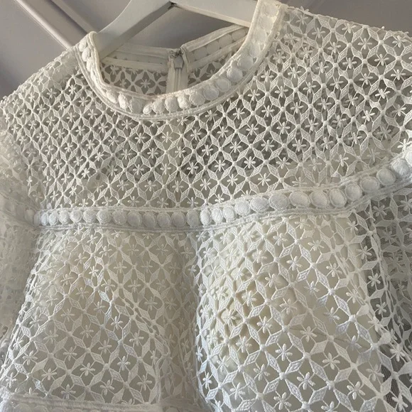 Jovani White Scuba Interview Dress - Picture 4 of 6